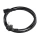 Кабель/ Кабель комп - розетка 220V EU (угловой)<VDE> 3GX1,5mm2, 1,8m, медь, Telecom <TY021-CU1.5-1.8M>