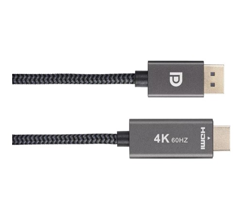 Кабель/ Кабель DisplayPort M-> HDMI M 4K@60Hz 1.8m Telecom,оплетка (TA561M-1.8M)