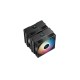 Кулер для процессора DEEPCOOL AG620 DIGITAL BK ARGB LGA1700/1200/115X/AM5/AM4 (8шт/кор, TDP 260W, PWM, DUAL Fan 120mm, 6 тепл. трубок, черный) RET