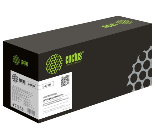 -/ Картридж лазерный Cactus 212X CS-W2120X W2120X черный (10000стр.) для HP Color LJ M554/M555/578 Ente