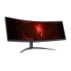 Монитор 44,5'' ACER Nitro XZ452CUVbemiiphuzx,ZeroFrame,Curved 1500R Black,32:9,VA,5120x1440,1/4ms,450cd,165Hz,2xHDMI(2.1)+1xDP(1.4)+1xType-C(PD90W)+Audio out+USB3.2(2Up 3Down)+RJ45,Speakers 3Wx2