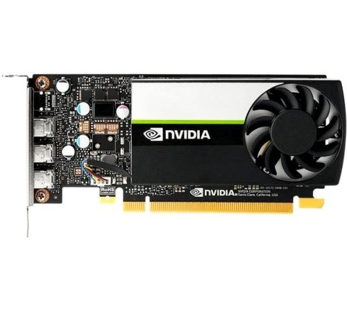 Видеокарта/ VGA NVIDIA T400, 4GB GDDR6/64 bit, PCI Express 3.0 x16,3x mini-DisplayPort v1.4, 3x mini-DisplayPort->DisplayPort, BOX