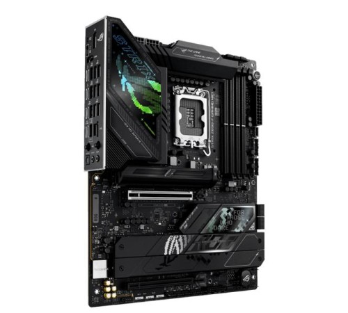 Материнская плата ASUS ROG STRIX Z890-F GAMING WIFI, LGA1851, Z890, 4*DDR5, 4*SATA, 5*M.2, 8*USB 3.2, 2*Type-C, 2*PCIx16, 2*Thunderbolt™ 4, HDMI+DP, ATX; 90MB1I40-M0EAY0