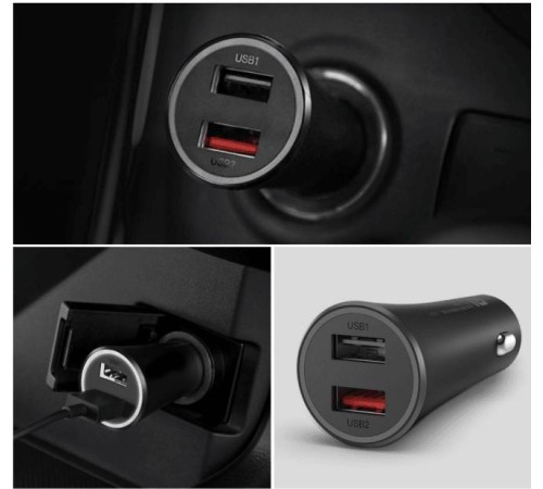 Устройство зарядное автомобильное Mi 37W Dual-Port Car Charger CC06ZM (GDS4147GL) (Вскрытая упаковка) Устройство зарядное автомобильное Mi 37W Dual-Port Car Charger CC06ZM (GDS4147GL) (Вскрытая упаковка)