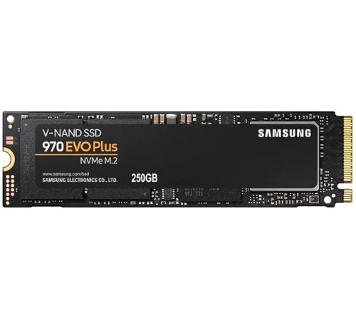 Твердотельный накопитель SSD M.2 (PCI-E NVMe) 250Gb Samsung 970 EVO plus (R3500/W2300MB/s) (MZ-V7S250BW) 1year Твердотельный накопитель SSD M.2 (PCI-E NVMe) 250Gb Samsung 970 EVO plus (R3500/W2300MB/s) (MZ-V7S250BW) 1year