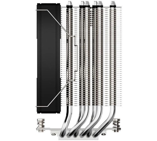 Кулер для процессора ID-COOLING SE-610-XT BASIC LGA1851/1700/1200/115X/AM5/AM4 (10шт/кор, TDP 250W, PWM, черный, 6 тепл.трубок + медная база, FAN 120mm) RET