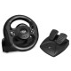 Руль SVEN GC-W300 (педали, вибро, лепестки, D-pad, 10 кл, резин. вставки, PC, цифр. и аналог.)