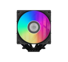 Кулер для процессора/ CPU Cooler PCCooler RT620 ARGB BK (250W, 4-pin PWM, 157mm, Al/Cu, 6x6mm, 2x120mm, 73.32CFM, 34.9dBA, 2200RPM, S: 1851/1700/1200/115X, AM5/AM4, black)