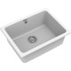 Кухонная мойка RIVELATO RIVELATO Мойка BERKANA 50 1-чаш 560*430, монтаж: универсальный, материал: кварц, цвет: иней