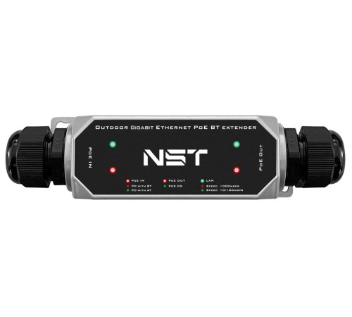Уличный PoE удлинитель/ Уличный Ultra PoE удлинитель Gigabit Ethernet до 250м на 1 порт. Порты Ethernet: Вход - 1x10/100/1000Base-T RJ45; Выход - 1x10/100/1000Base-T RJ45. Порты PoE: Вход - 1xIEEE 802.3af/at/bt/Passive POE (до 120W); Выход - 1xIEEE 802.3a