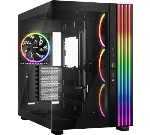 Корпус ПК без блока питания/ Case be quiet! LIGHT BASE 900 FX, Full-Tower, TG, 4x140mm ARGB, 2xUSB-A 3.2, 1xUSB 3.2 Type-C, XL-ATX, E-ATX, ATX, mATX, mITX Black