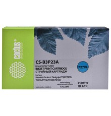 -/ Картридж струйный Cactus CS-B3P23A №727 фото черный (130мл) для HP DJ T920/T1500
