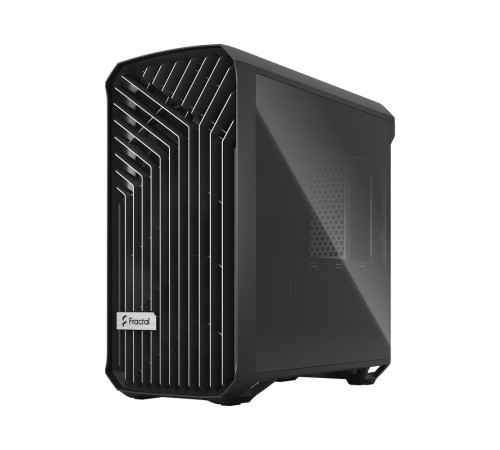 Корпус ПК без блока питания/ Case Fractal Design Torrent Compact TG Dark Tint, Midi-Tower, 2x180mm, 2xUSB-A 3.2 + 1xUSB 3.2 Type-C E-ATX, SSI-CEB, ATX, mATX, mITX Black