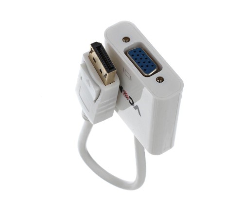 Кабель/ Кабель-переходник DisplayPort M ---> VGA F  0.15м VCOM <CG603>