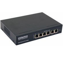Коммутатор/ OSNOVO Коммутатор 2.5G Ethernet на 5 RJ45 портов. Порты: 5 x 2.5G (10/100/1000/2500Base-TX)