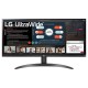 Монитор LG LCD 29WP500-B/ LG UltraWide 29WP500-B 29" IPS monitor, 2560x1080, 350 cd/m2, 21:9, 5мс (GtG), HDMIx2, Audio out, 75Hz, 178/178, внешний БП, FreeSync, HDR 10, VESA (100x100 мм), black