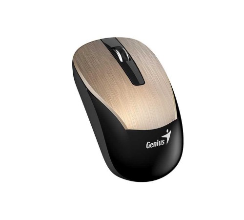 Мышь беспроводная Genius ECO-8015 золотой металлик (Gold), 2.4GHz, BlueEye 800-1600 dpi, аккумулятор NiMH (Мятая упаковка) Мышь беспроводная Genius ECO-8015 золотой металлик (Gold), 2.4GHz, BlueEye 800-1600 dpi, аккумулятор NiMH (Мятая упаковка)