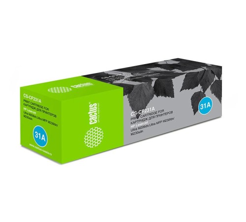 -/ Картридж лазерный Cactus CS-CF231A CF231A черный (5000стр.) для HP LJ M206dn/Ultra MFP M230fdn/M230s