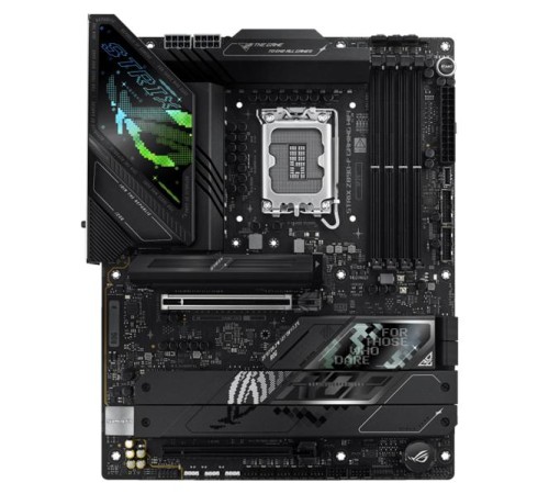 Материнская плата ASUS ROG STRIX Z890-F GAMING WIFI, LGA1851, Z890, 4*DDR5, 4*SATA, 5*M.2, 8*USB 3.2, 2*Type-C, 2*PCIx16, 2*Thunderbolt™ 4, HDMI+DP, ATX; 90MB1I40-M0EAY0