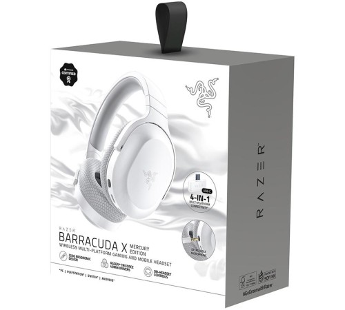 Гарнитура Razer Barracuda X Headset 2022 Mercury White/ Razer Barracuda X 2022 Mercury White Headset Гарнитура Razer Barracuda X Headset 2022 Mercury White/ Razer Barracuda X 2022 Mercury White Headset