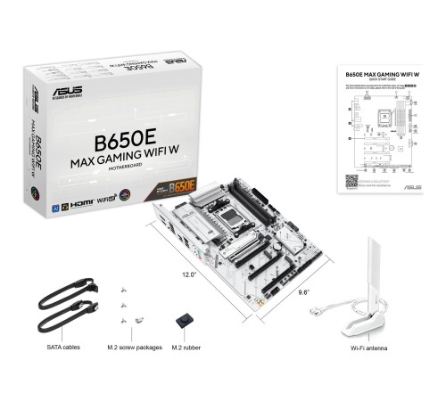 Материнская плата/ B650E MAX GAMING WIFI W Материнская плата/ B650E MAX GAMING WIFI W