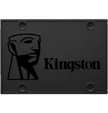 Твердотельный накопитель/ Kingston SSD A400, 960GB, 2.5" 7mm, SATA3, 3D TLC, R/W 500/450MB/s, TBW 300, DWPD 0.3 (36 мес)