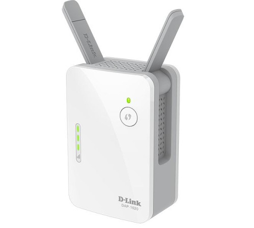 расширитель сети/ DAP-1620,DAP-1620/B AC1300 Wi-Fi Extender, 1000Base-T LAN, 2x1dBi (2.4GHz)/2dBi (5GHz) external antennas расширитель сети/ DAP-1620,DAP-1620/B AC1300 Wi-Fi Extender, 1000Base-T LAN, 2x1dBi (2.4GHz)/2dBi (5GHz) external antennas