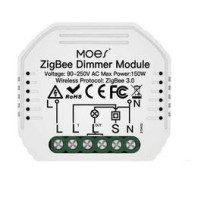 Переключатель Moes ZigBee Smart Dimmer Module (на 1 канал) белый модели ZM-105-M