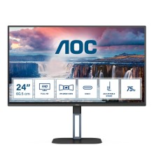 Монитор LCD 23.8'' 16:9 1920х1080(FHD) IPS, 75 Hz, 300 cd/m2, 1000:1, 20М:1, 1ms, HDMI, DP, USB-C, USB-Hub, Height adj, Pivot, Tilt, Swivel, Speakers, Black (Мятая упаковка)