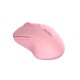 Мышь беспроводная Dareu LM115B Pink (розовый), DPI 800/1200/1600, подключение: ресивер 2.4GHz + Bluetooth, размер 107x59x38мм