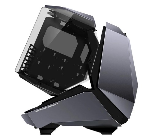 Корпус без блока питания/ Case JONSBO MOD-5, Full-Tower, TG, no fans, 2xUSB-A 3.0 + 1xUSB-C 3.2, ATX, mATX, mITX Gray