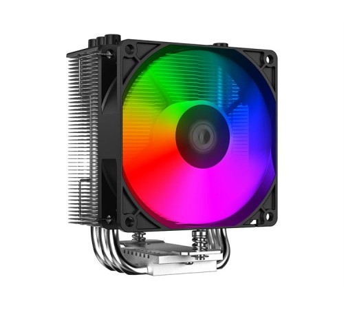 Кулер для процессора ID-COOLING SE-903-XT FRGB LGA1700/1200/115X/AM5/AM4 (30шт/кор, TDP 130W, PWM, 3 тепл.трубки прямого контакта, FAN 92mm, Dynamic Multi-Color LED) RET