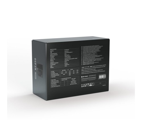 Блок питания ПК/ Power Supply PCCooler, 450W 80+ White (ATX, ATX 2.4, Non-modular, 1x24(20+4)pin 550mm, 1xCPU*2 8(4+4)pin 610+150mm, 1xPCIe*2 8(6+2)pin 510+150mm, 6xSATA*3+MOLEX4pin*2, Active, 120x120mm, 140x150x86mm, APFC, OVP, SCP, OPP)