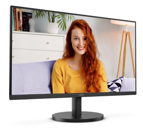 монитор 27" AOC 27B3HMA2 1920х1080, WLED, 16:9, VA, 250cd, 3000:1, 20M:1, 4ms, 178/178, VGA, HDMI, 100Hz, Speakers, Tilt, Внутр, VESA, Black, 3y
