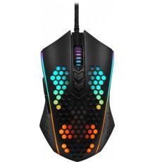 Redragon Проводная игровая мышь Memeanlion honeycomb Оптика, RGB, 12400 DPI, Легкая