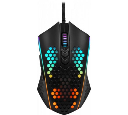 Redragon Проводная игровая мышь Memeanlion honeycomb Оптика, RGB, 12400 DPI, Легкая Redragon Проводная игровая мышь Memeanlion honeycomb Оптика, RGB, 12400 DPI, Легкая