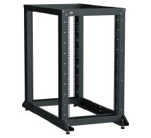 ITK LINEA F Стойка 2-рамная 42U 600х600-1000мм черная