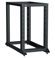 ITK LINEA F Стойка 2-рамная 42U 600х600-1000мм черная