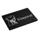 Твердотельный накопитель/ Kingston SSD KC600, 2048GB, 2.5" 7mm, SATA3, 3D TLC, R/W 550/520MB/s, IOPs 90 000/80 000, DRAM buffer 2048MB, TBW 1200, DWPD 0.32 (12 мес)