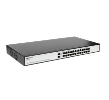 Коммутатор/ Unmanaged Switch 24x100Base-TX PoE, 2x1000Base-T, PoE Budget 285W, Long-range PoE up to 250m, 19" w/brackets