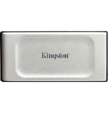 Твердотельный накопитель/ Kingston External SSD XS2000, 4000GB, Type-C, USB 3.2 Gen 2x2, R/W 2000/2000MB/s, IP55, 70x33x14mm, Silver (60 мес)