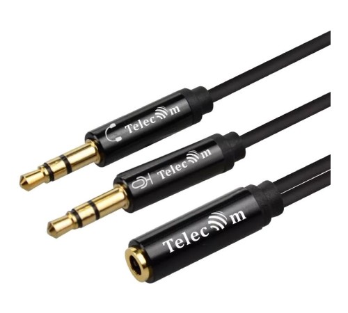 Кабель-адаптер/ Кабель-адаптер 2*3.5ST(M)/3.5 ST(F), 0.2м, Telecom PRO <TAV205M-0.2M> Кабель-адаптер/ Кабель-адаптер 2*3.5ST(M)/3.5 ST(F), 0.2м, Telecom PRO <TAV205M-0.2M>