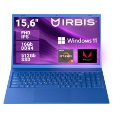 Ноутбук IRBIS Blizzard 15NBC1000 15.6" notebook,CPU:R3-3200U, 15.6"LCD 1920*1080 IPS , 16GB sodimm +512GB SSD, AC wifi,  Front camera: 2MP, 5000mha battery, A METAL with chamfer, WIN Pro