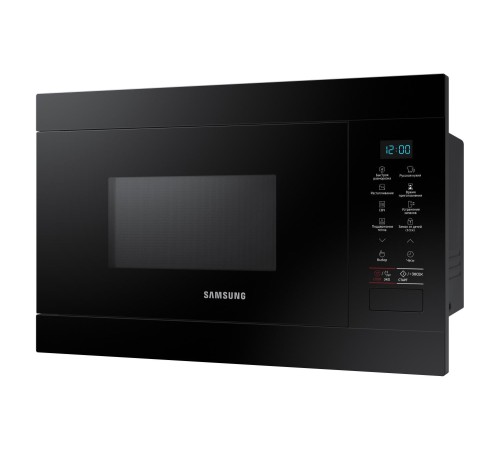 встраиваемая микроволновая печь Samsung Built-in microwave oven; product dimensions (WxHxD) 595x380x306 mm; 22 liters. ; Bioceramics; Output power (microwaves) 850 watts