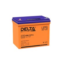 Аккумуляторная батарея Delta Аккумуляторная батарея для ИБП DTM 1275 L (12V/75Ah)