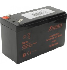 Батарея POWERMAN Battery CA1290, напряжение 12В, емкость 9Ач,макс. ток разряда 135А, макс. ток заряда 2.7А, свинцово-кислотная типа AGM, тип клемм F2, Д/Ш/В 151/65/94, 2.51 кг./ Battery POWERMAN Battery CA1290, voltage 12V, capacity 9Ah, max. discharge cu