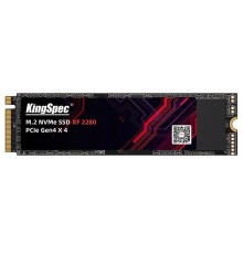 твёрдотельный накопитель KingSpec SSD 1TB M.2 2280 PCIe 4.0 x4 NVMe R4900/W4600MB/s 3D TLC MTBF 1M 1200TBW