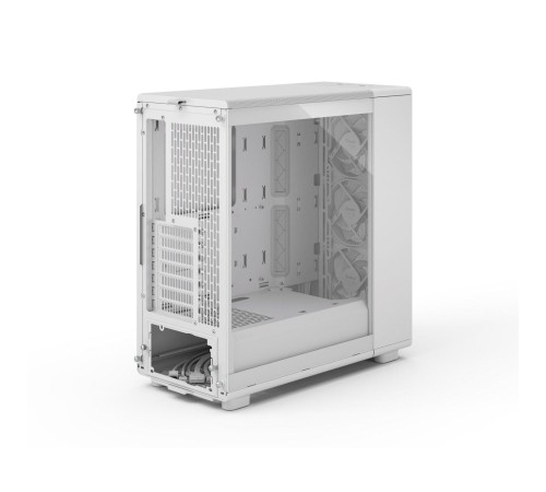 Корпус ПК без блока питания/ Case Fractal Design Epoch TG Clear Tint, Midi-Tower, 3x120mm, 2xUSB-A 3.2 + 1xUSB 3.2 Type-C ATX, mATX, mITX, White