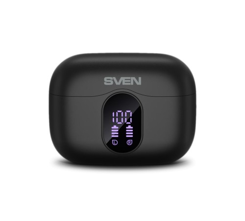 Беспроводные внутриканальные наушники с микрофоном SVEN E-315B, черный (Bluetooth, TWS, ANC, ENC, APP) Беспроводные внутриканальные наушники с микрофоном SVEN E-315B, черный (Bluetooth, TWS, ANC, ENC, APP)