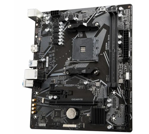 Материнская плата/ MB GIGABYTE AMD A520 sAM4, 2xDDR4(64GB), D-SUB/HDMI 2.1, 1xPCIe 3.0x16, 1xPCIe 3.0, 1xLAN, 4xSATA 6Gb/s, 1xM.2, 4xUSB 3.2, 2xUSB 2.0, 1xPS/2, mATX Материнская плата/ MB GIGABYTE AMD A520 sAM4, 2xDDR4(64GB), D-SUB/HDMI 2.1, 1xPCIe 3.0x16, 1xPCIe 3.0, 1xLAN, 4xSATA 6Gb/s, 1xM.2, 4xUSB 3.2, 2xUSB 2.0, 1xPS/2, mATX
